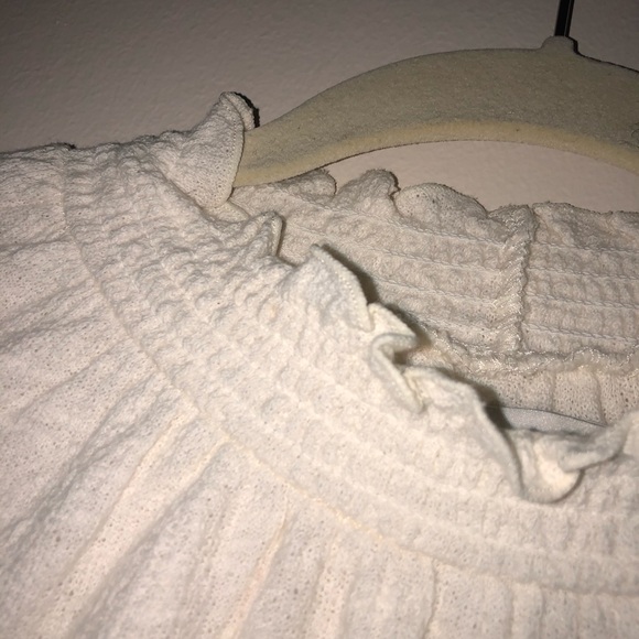 Madewell Texture & Thread Ruffled Mockneck Top - Picture 5 of 7